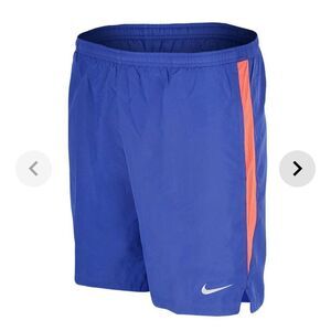 Nike Challenger Lined Running Shorts | 7’’ inseam | Blue & Orange | 644242-455